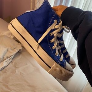 BLUE PLATFORM CONVERSE ❤️